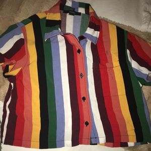 Rainbow, Bowling, Vibrant Shirt!